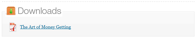 ArtofMoneyGettingDownload